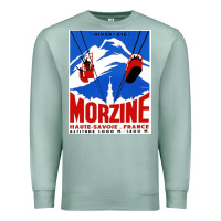Seafoam Savoie France Blue Premium Sweatshirt - artisFamous