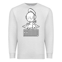 Oatmeal Heather Armin Van Buuren Armind Premium Sweatshirt - artisFamous