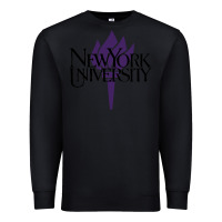 Black New York University Premium Sweatshirt - artisFamous