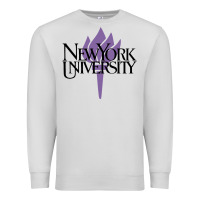 Dove Grey New York University Premium Sweatshirt - artisFamous