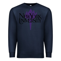 Navy New York University Premium Sweatshirt - artisFamous