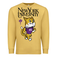 Antique Gold New York University Premium Sweatshirt - artisFamous