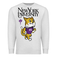 Oatmeal Heather New York University Premium Sweatshirt - artisFamous