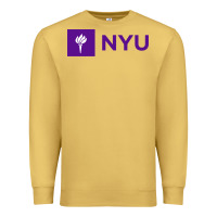 Antique Gold nyu new york university purple Premium Sweatshirt - artisFamous