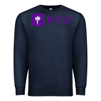 Navy nyu new york university purple Premium Sweatshirt - artisFamous