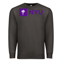 Smoke nyu new york university purple Premium Sweatshirt - artisFamous