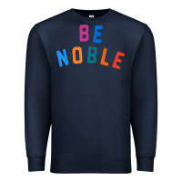 Navy be noble tee Premium Sweatshirt - artisFamous