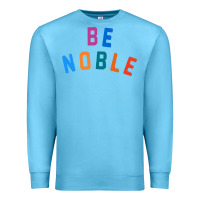 Ocean Blue be noble tee Premium Sweatshirt - artisFamous