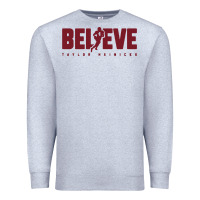 Heather Grey taylor heinicke believe Premium Sweatshirt - artisFamous