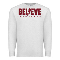 Oatmeal Heather taylor heinicke believe Premium Sweatshirt - artisFamous