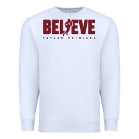 White taylor heinicke believe Premium Sweatshirt - artisFamous