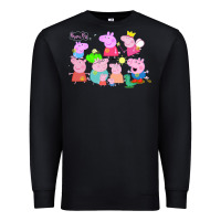 Black Peppa Pig Premium Sweatshirt - artisFamous