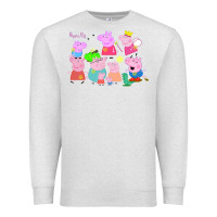 Oatmeal Heather Peppa Pig Premium Sweatshirt - artisFamous