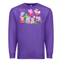 Purple Peppa Pig Premium Sweatshirt - artisFamous