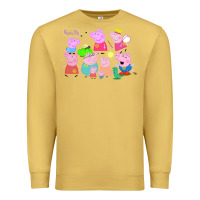 Antique Gold Peppa Pig Premium Sweatshirt - artisFamous
