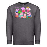 Charcoal Heather Peppa Pig Premium Sweatshirt - artisFamous