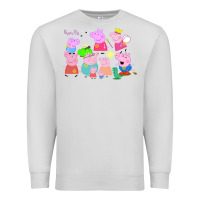 Dove Grey Peppa Pig Premium Sweatshirt - artisFamous
