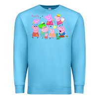 Ocean Blue Peppa Pig Premium Sweatshirt - artisFamous