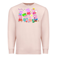 Pale Pink Peppa Pig Premium Sweatshirt - artisFamous