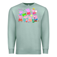 Seafoam Peppa Pig Premium Sweatshirt - artisFamous