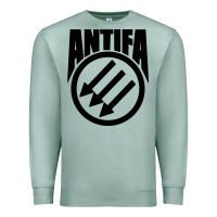 Seafoam anti blue check action Premium Sweatshirt - artisFamous