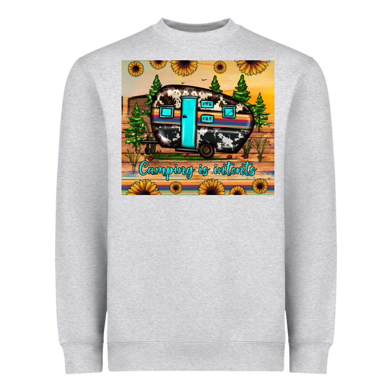 Camping Is Intents Heavyweight Sweatshirt by JahusDesignShop | Teevron