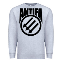 Heather Grey anti blue check action Premium Sweatshirt - artisFamous