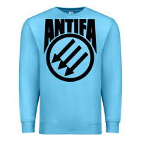 Ocean Blue anti blue check action Premium Sweatshirt - artisFamous