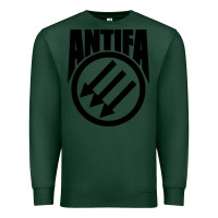 Sports Green anti blue check action Premium Sweatshirt - artisFamous