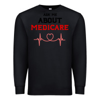 Black ask me about medicare Premium Sweatshirt - artisFamous
