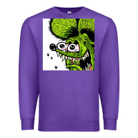 Purple rat fink Premium Sweatshirt - artisFamous