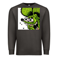 Smoke rat fink Premium Sweatshirt - artisFamous