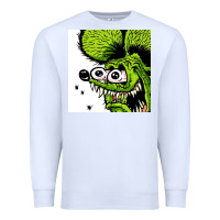 White rat fink Premium Sweatshirt - artisFamous