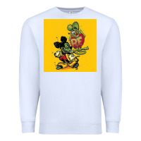 White rat fink 02 Premium Sweatshirt - artisFamous