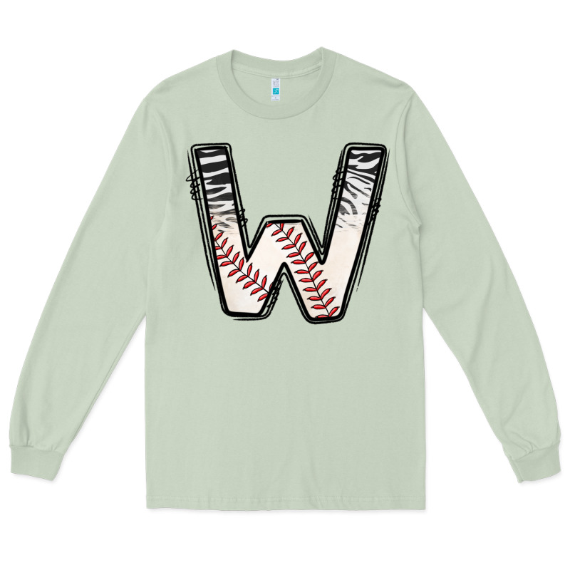 Baseball Alphabet Long Sleeve Tee by CowhideDigitalArt | Teevron