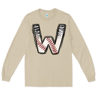 Mushroom Baseball Alphabet Long Sleeve Tee - CowhideDigitalArt