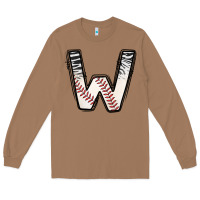 Toasted Coconut Baseball Alphabet Long Sleeve Tee - CowhideDigitalArt