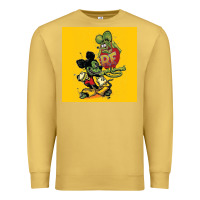 Antique Gold rat fink 02 Premium Sweatshirt - artisFamous