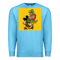 Ocean Blue rat fink 02 Premium Sweatshirt - artisFamous