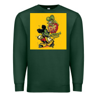 Sports Green rat fink 02 Premium Sweatshirt - artisFamous
