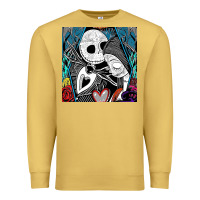 Antique Gold the nightmare before christmas 2 Premium Sweatshirt - artisFamous