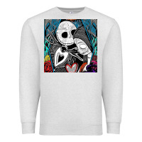 Oatmeal Heather the nightmare before christmas 2 Premium Sweatshirt - artisFamous