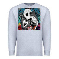 Heather Grey the nightmare before christmas 2 Premium Sweatshirt - artisFamous