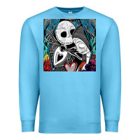 Ocean Blue the nightmare before christmas 2 Premium Sweatshirt - artisFamous