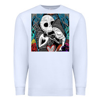 White the nightmare before christmas 2 Premium Sweatshirt - artisFamous