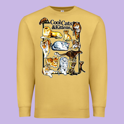 Cool Cats And Kittens Premium Sweatshirt Designed By Artisfamous