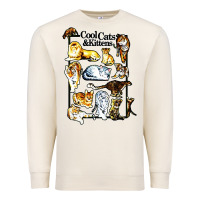 Sandshell cool cats and kittens Premium Sweatshirt - artisFamous