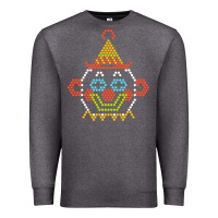 Charcoal Heather lite brite Premium Sweatshirt - artisFamous