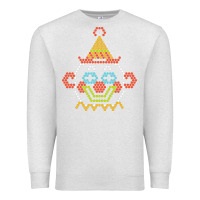 Oatmeal Heather lite brite Premium Sweatshirt - artisFamous