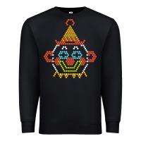 Black lite brite Premium Sweatshirt - artisFamous